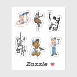 Window Cleaner Stickers