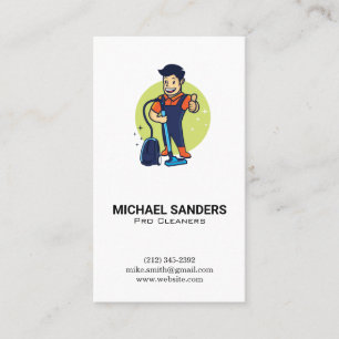 Window Cleaners House Care Carpet Business Card