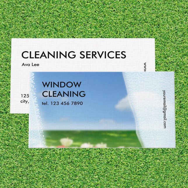 Window Cleaning Business Card (Creator Uploaded)