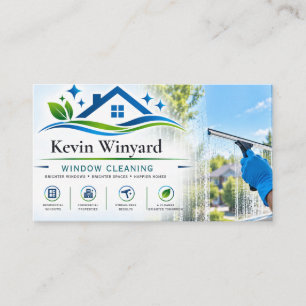 Window Cleaning Business Card