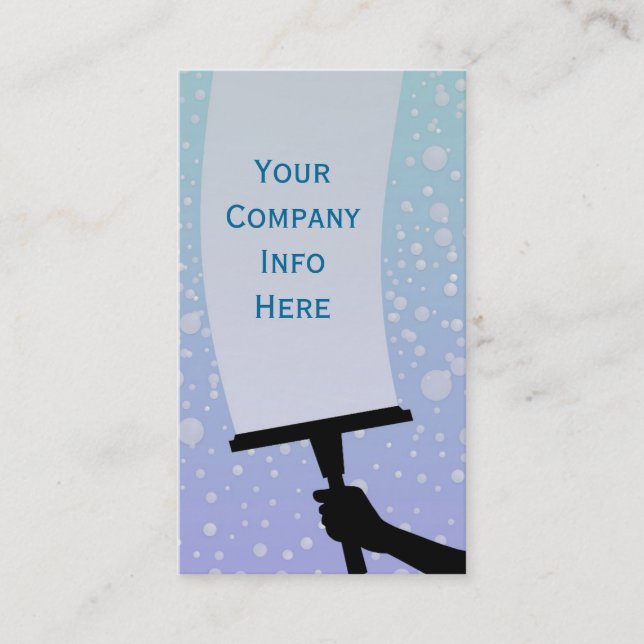 Window Cleaning Business Card (Front)