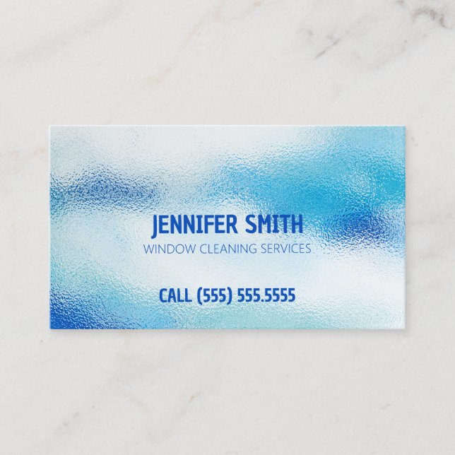 Window Cleaning Business Card (Front)