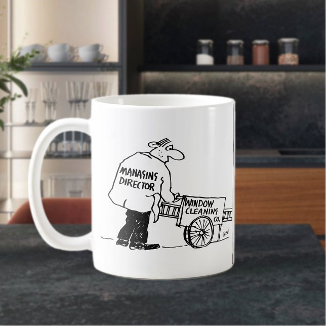 Window Cleaning Cart, Window Cleaner Coffee Mug (Creator Uploaded)