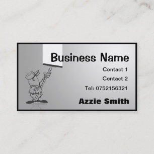 Window Cleaning/Decorating Business Card
