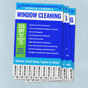 Window Cleaning Promotional  Flyer
