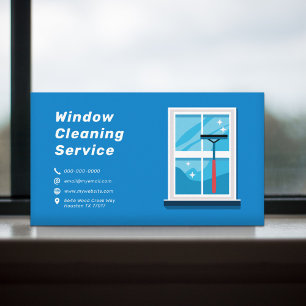 Window Cleaning Services Business Card