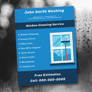 Window Cleaning Services Flyer