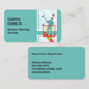 Window Cleansing Business Card