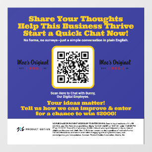 Window cling-clean PGC