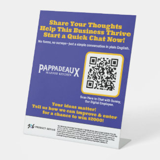 Window cling-clean PGC Pedestal Sign