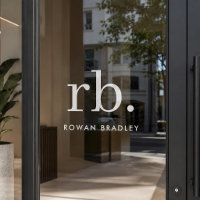 Window Cling | Custom Name Office Glass Door Decal