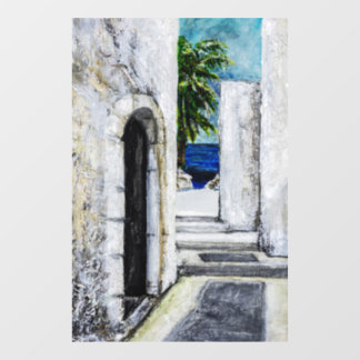 Window Cling - Mediterranean Passage To The Sea