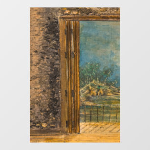 Window Cling - Sea View Acrylic On Wood Painting