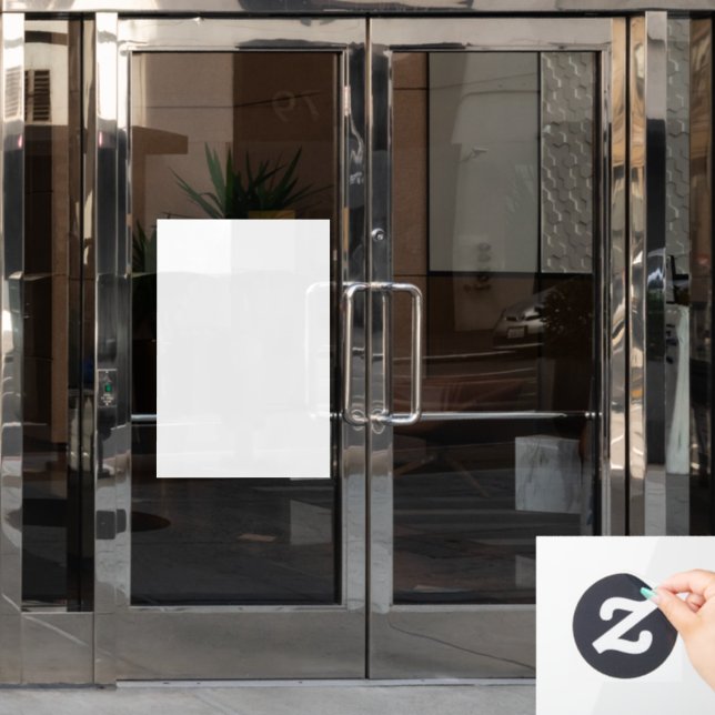 Window Cling, Size: 20.00" x 30.00", Style: Opaque (Office Door)