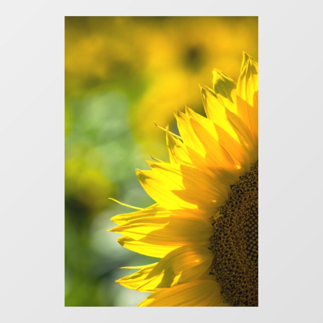 Window Cling - Sunflower Elegance (Sheet)