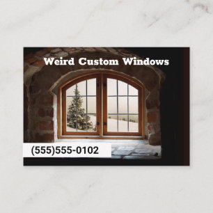 Window Company Home Builder Business Card