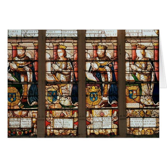 Window depicting Francois de Bourbon (Front Horizontal)