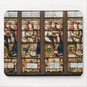 Window depicting Francois de Bourbon Mouse Pad