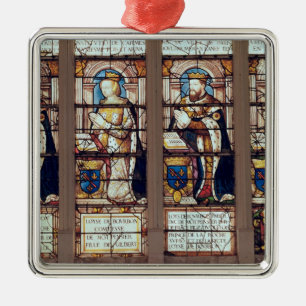 Window depicting Louis de Bourbon Metal Tree Decoration