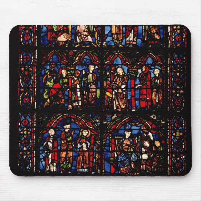 Window depicting scenes mouse pad (Front)