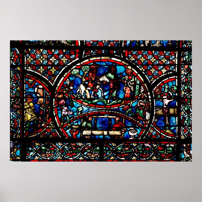 Window depicting the Good Samaritan Poster (Front)