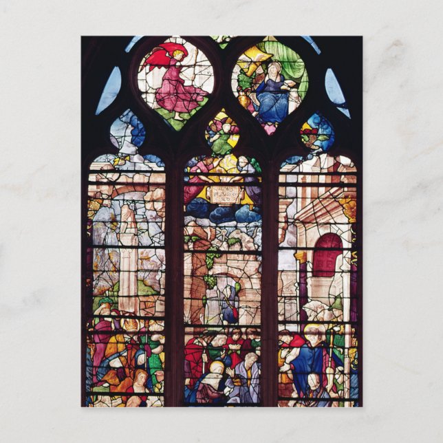 Window depicting the Nativity Postcard (Front)