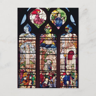 Window depicting the Nativity Postcard