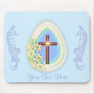 Window Egg and Cross Mouse Pad