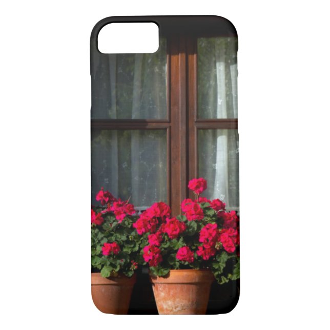 Window flower pots in village Case-Mate iPhone case (Back)