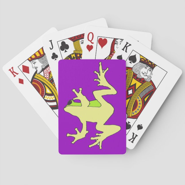 Window Frog playing cards (Back)