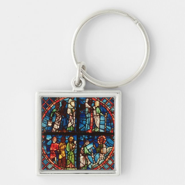Window from the Chapel of the Virgin Key Ring (Front)