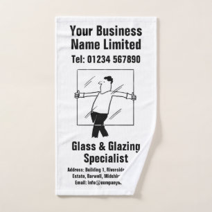 Window Glass & Glazing Design Hand Towel