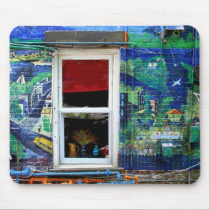 Window In A Mural Mouse Pad