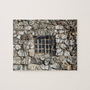 Window In A Wall Of Stone Jigsaw Puzzle