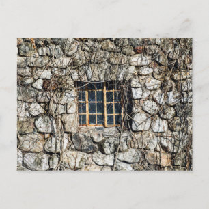 Window in a Wall of Stone Postcard