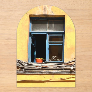 Window in Saint-Petersburg Acrylic Invitations