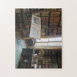 Window in the library jigsaw puzzle