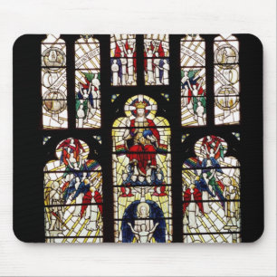 Window in Worcester Cathedral, 15th century Mouse Pad