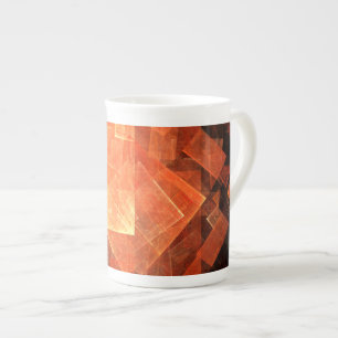 Window Light Abstract Art Bone China Mug