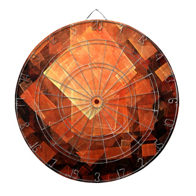 Window Light Abstract Art Dartboard (Front)