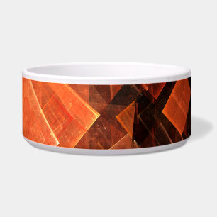 Window Light Abstract Art Dog Bowl