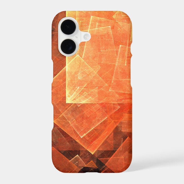 Window Light Abstract Art Glossy iPhone Case (Back)