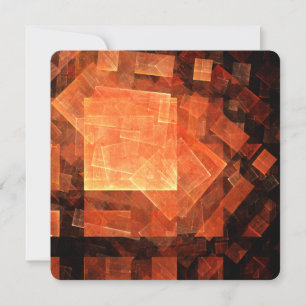 Window Light Abstract Art Invitation