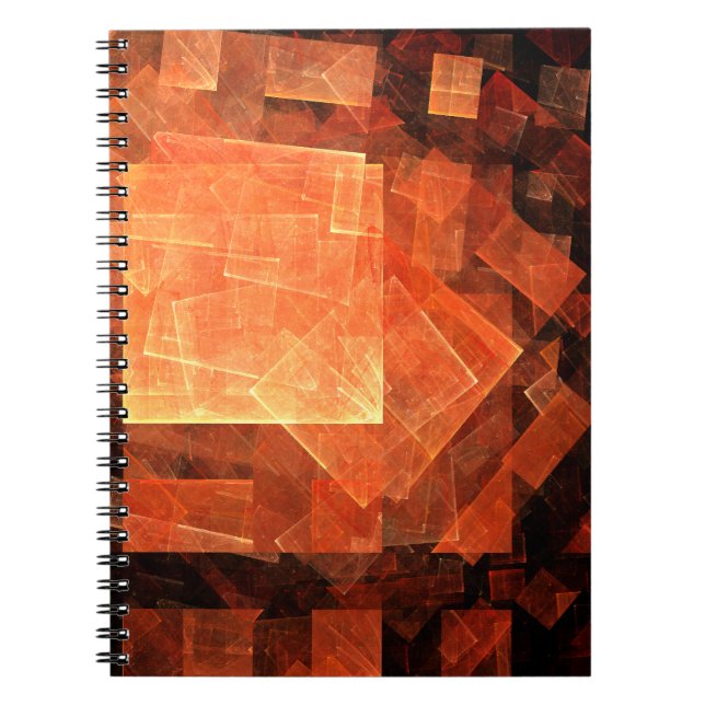 Window Light Abstract Art Notebook (Front)