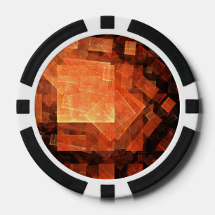 Window Light Abstract Art Poker Chips