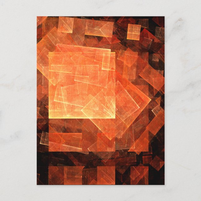 Window Light Abstract Art Postcard (Front)