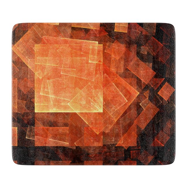 Window Light Abstract Art Rectangle Cutting Board (Front)
