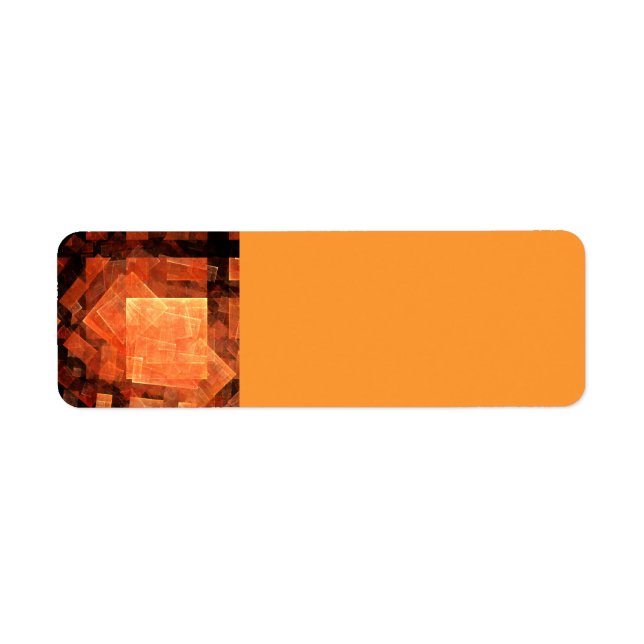 Window Light Abstract Art Return Address Label (Front)