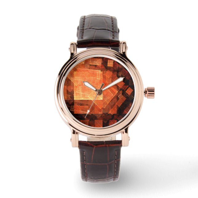 Window Light Abstract Art Watch (Front)