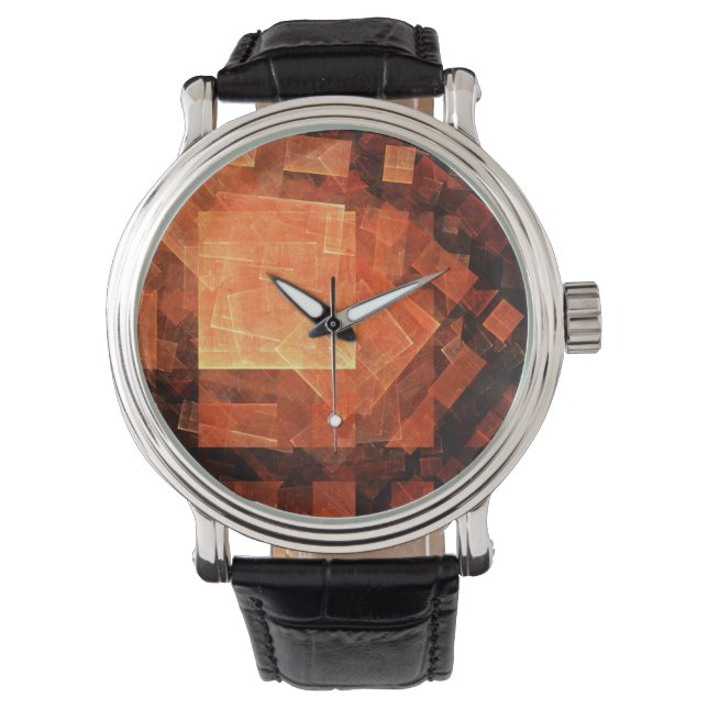 Window Light Abstract Art Watch (Front)